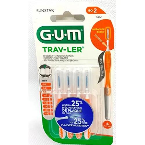 Gum 1412 Traveler Brush 0.9 Mm