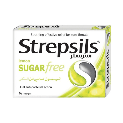 Strepsils Sugar Free Lemon 16 Pieces