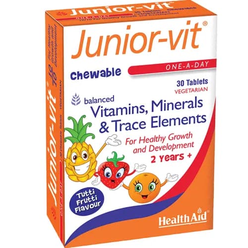 Health Aid Junior Vit Chewable 30 Tablets 