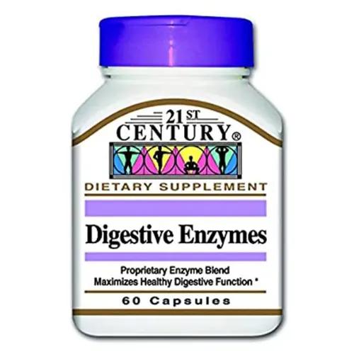 21St Century Digestive Enzymes Capsules 60 Pieces