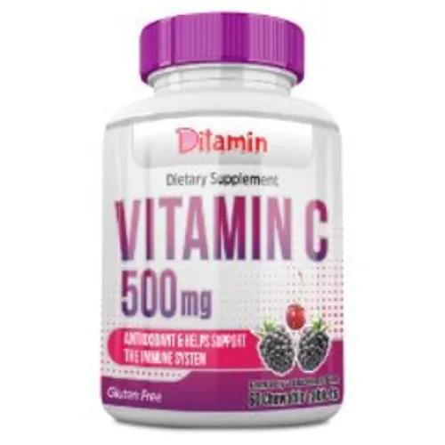 Ditamin Vitamin C 500Mg Chewable Tab 60S