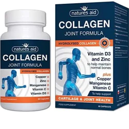 Natures Aid Collagen Joint Formula Caps 60S