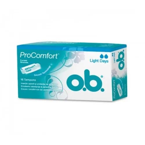 OB Tampons Procomfort Light Days 16 Pieces