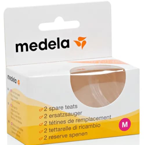 Medela Spare Teat Medium - 2 Pieces