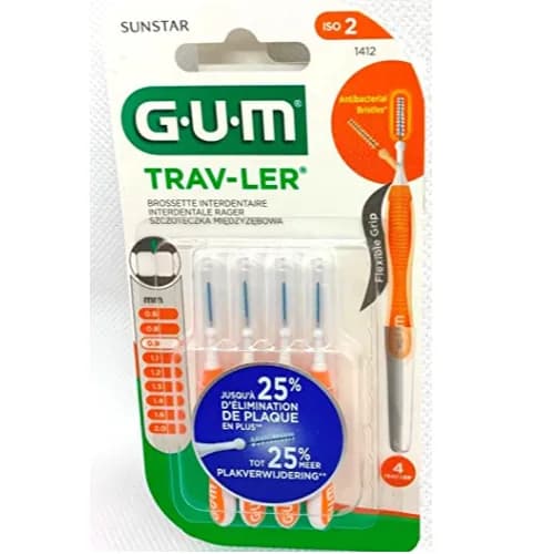 Gum 1412 Traveler Brush 0.9 Mm