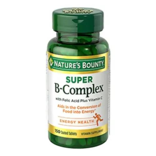 Nature'S Bounty B Complex With Folic Acid Plus Vitamin C 150S