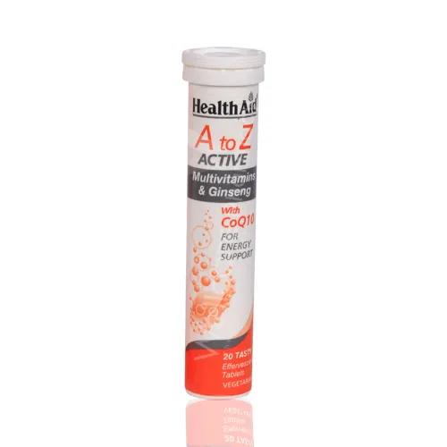 Health Aid A To Z Active Effervescent 20 Tablets 