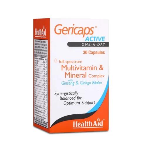 Health Aid Gericaps Active 30 Capsules 