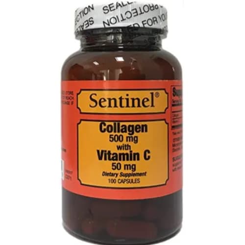 Sentinel Collagen 500 Mg With Vitamin C 50 Mg 100's