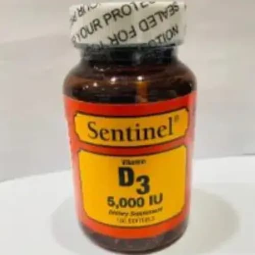 Sentinel Vitamin D3 5,000 Iu 100S