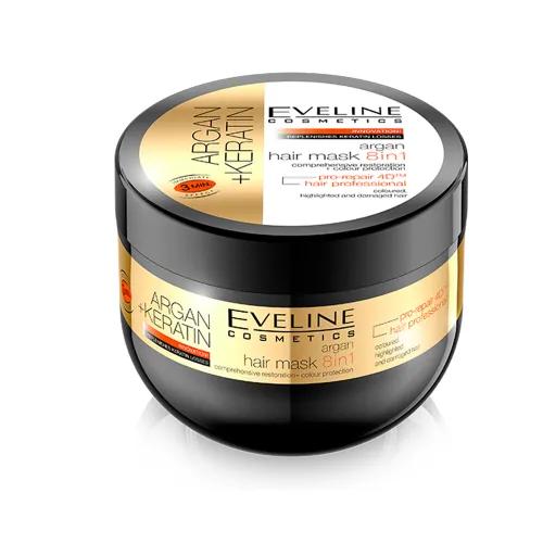 Eveline Argan+Keratin Hair Mask 8 In 1 300 Ml