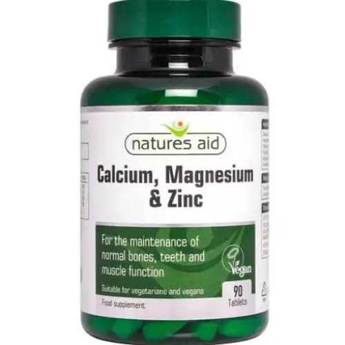 Natures Aid Calcium With Magnesium And Zinc Tab 90S