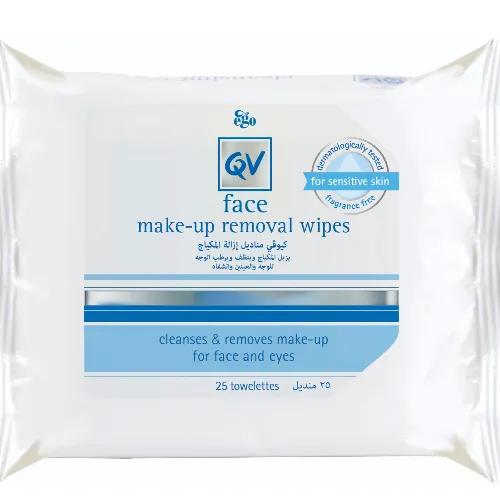 Qv Face Makeup Remover Wipes 25 Pcs 