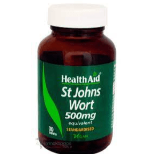 Health Aid Stjohns Wort 500Mg 30 Tablets 