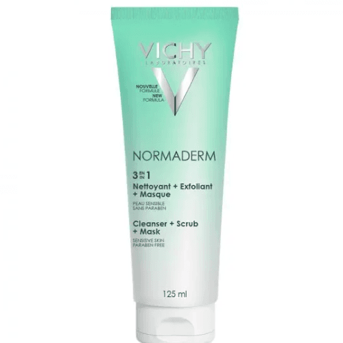 Vichy Normaderm Clean + Scrub + Mask 125 Ml