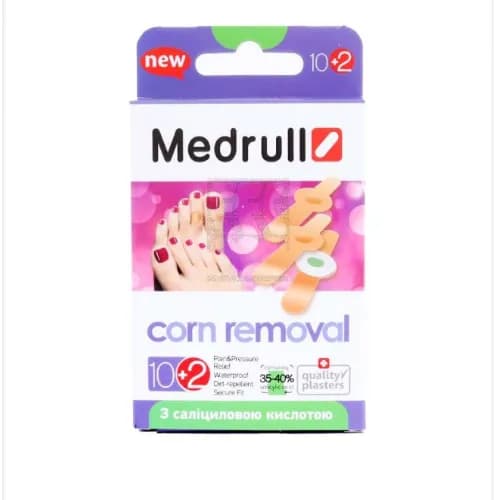 Medrull Corn Removal Plaster 12'S