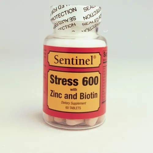 Sentinel Stress 600 With Zinc And Biotin Tab 60S