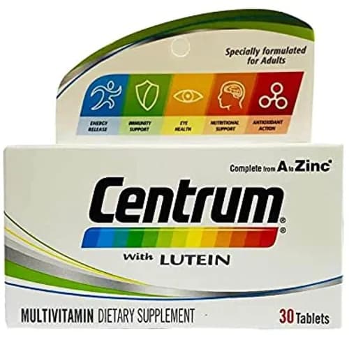 Centrum With Lutein 30 Tablets