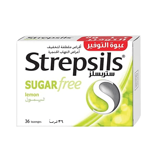 Strepsils Sugar Free Lemon 36 Pieces