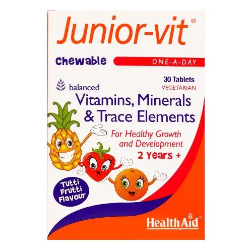 Health Aid Junior Vit Chewable 30 Tablets 