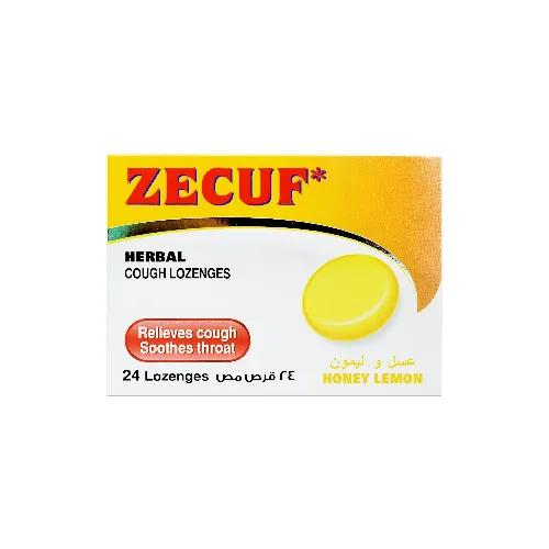 Zecuf Lozenges Honey Lemon 24 Pieces