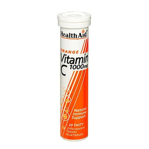 Health Aid Vitamin C 1000mg Orange Eff 20 Tablets 