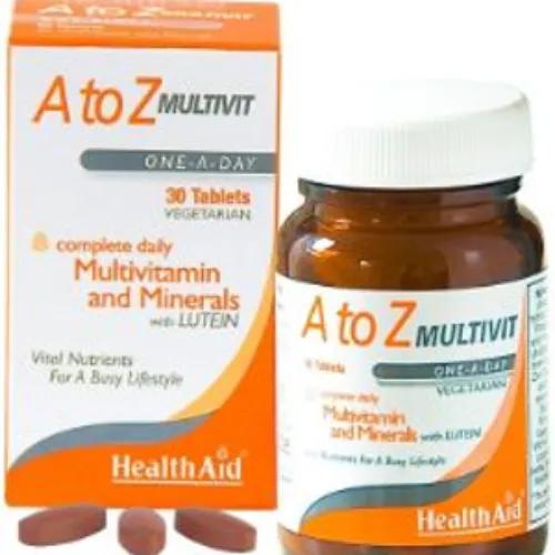 Health Aid A To Z Multi Vitamin Tabs 30's 