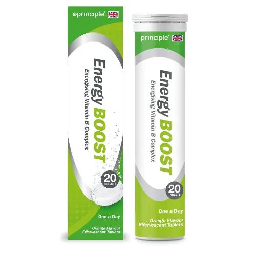 Principle Health Energy Boost Vitamin B Complex Effervescent Tab 20S