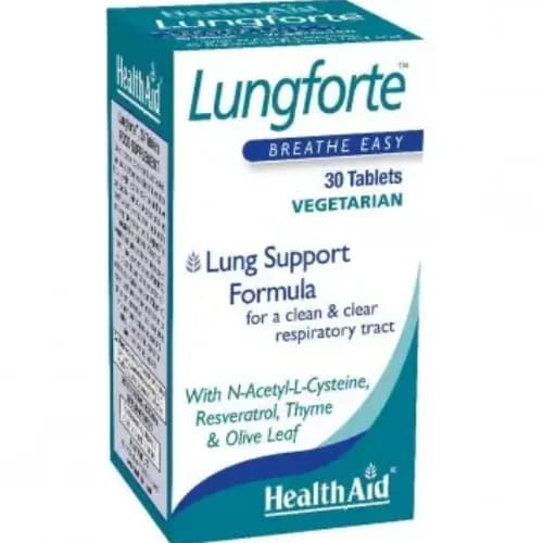 Health Aid Lungforte 30 Tablets 