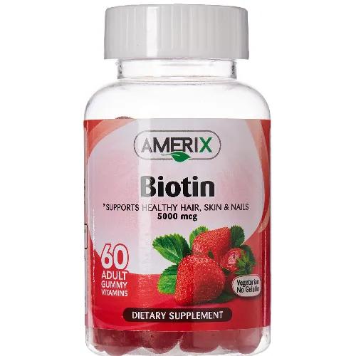 Amerix Biotin Adult Gummy 60 Pieces