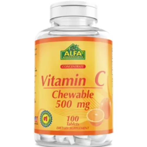 Alfa Vit C Chewable 500 Mg 30 Pieces