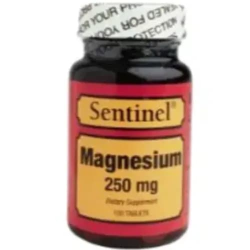 Sentinel Magnesium 250Mg Tab 100S