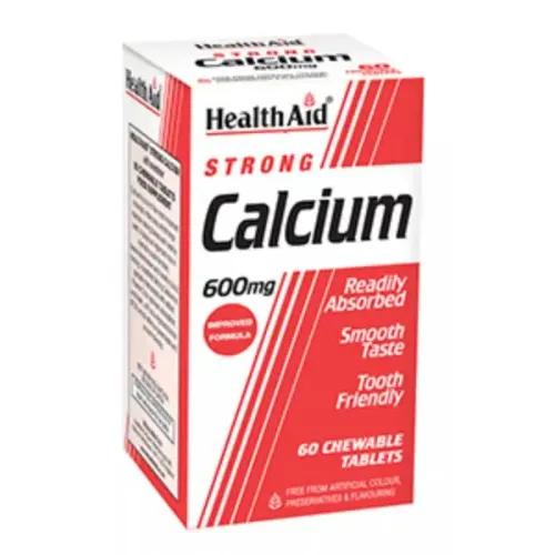 Health Aid Calcium 600Mg 60 Tablets 