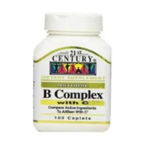 21st Century B-complex With Vitamin C -100 Capsules