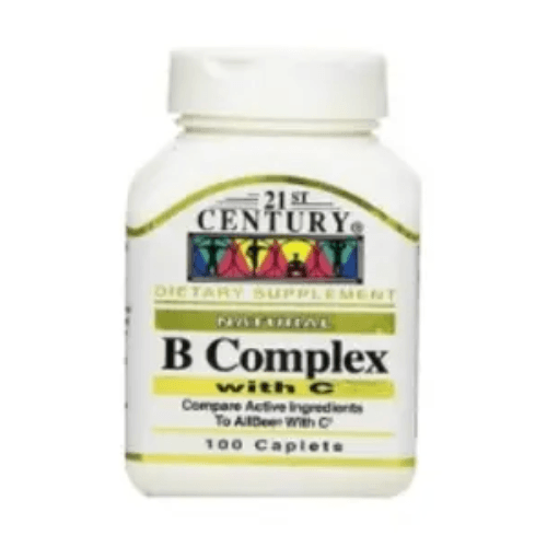 21st Century B-complex With Vitamin C -100 Capsules