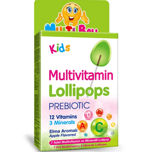 Multiball Kids Multivitamin Lollipops 7S