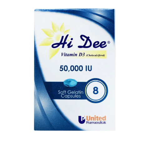 Hi Dee Vitamin D3 50,000 Iu Cap 8S