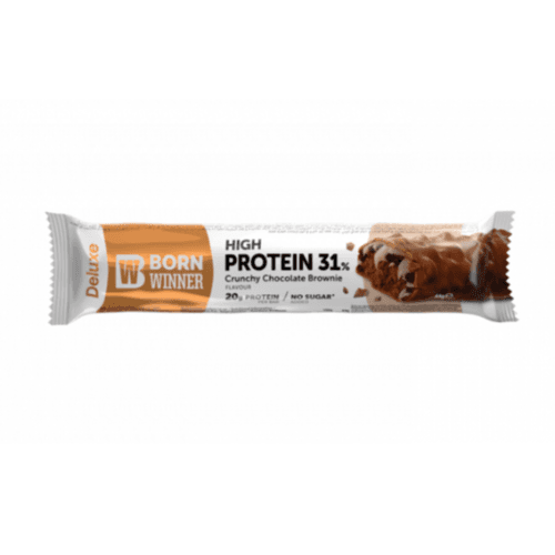 Born Winner Deluxe Protein Bar Crunchy Chocolate Brownie 64G (Buy 1 Get 1 Free) 