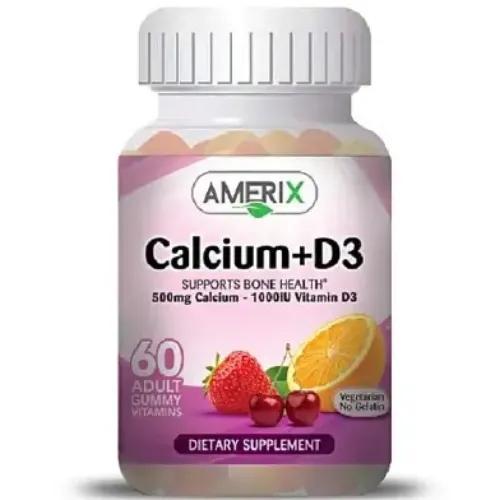 Amerix Calcium+Vit D3 Adult Gummy 60 Pieces