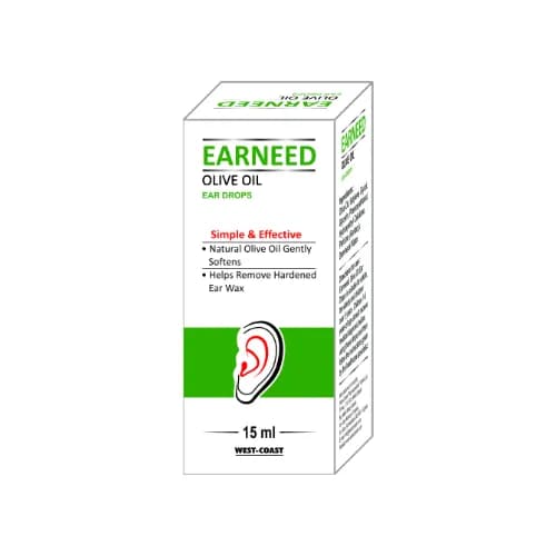 Earneed Olive Oil Ear Drops 15Ml