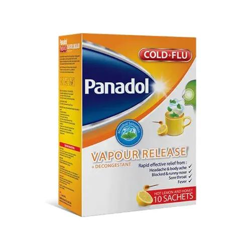 Panadol Cold+Flu Vapour Release 10 Sachets