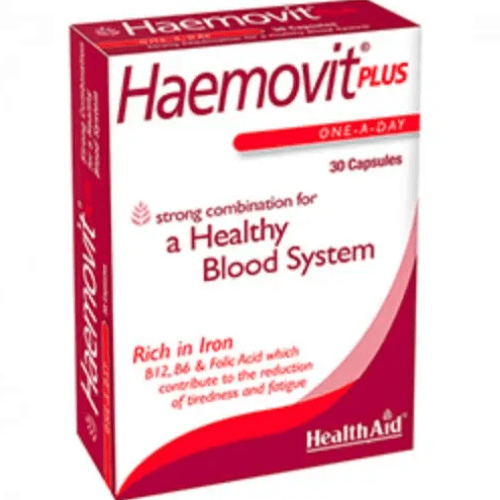 Health Aid Haemovit Plus 30 Capsules 