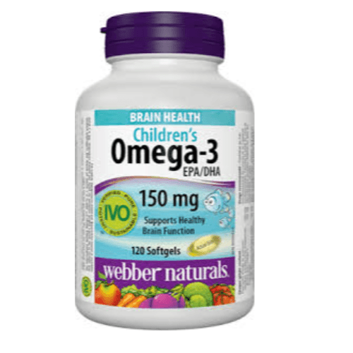 Webber Naturals Children'S Omega 3 150Mg Sgc 120 Pieces