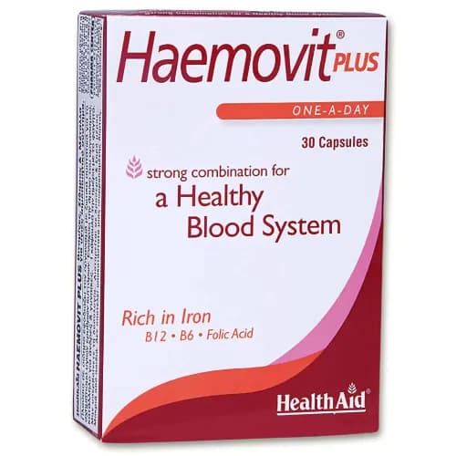 Health Aid Haemovit Plus 30 Capsules 