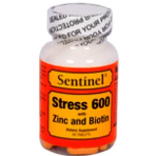 Sentinel Stress 600 With Zinc & Biotin Tab 60`s