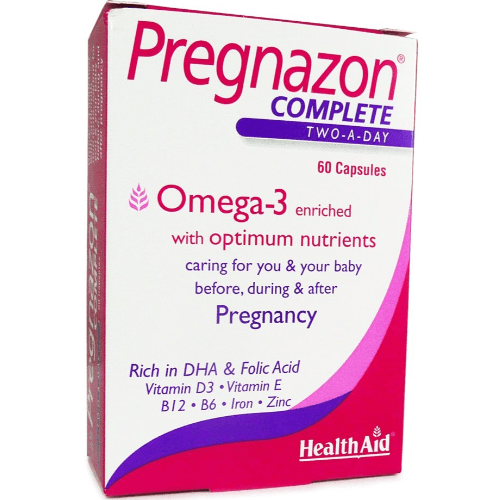 Health Aid Pregnazon Complete 60 Capsules 