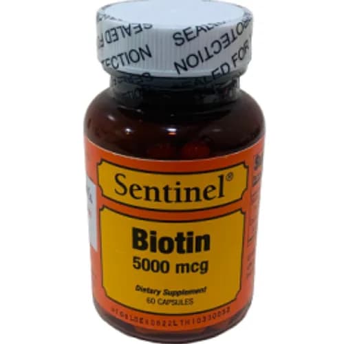 Sentinel Biotin 5000 Cap 60S