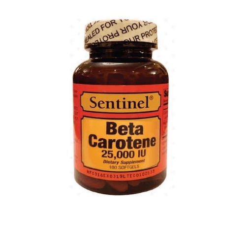 Sentinel Beta Carotene 25000 Iu 100S