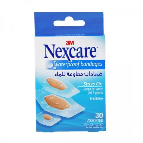 Nexcare Waterproof Bandages 588 - 30 Pieces