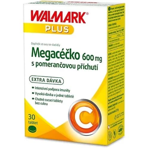 Walmark Mega C 600Mg Tab 30 Pieces